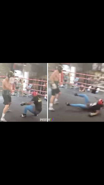 Top Female Boxer Gets KO'd During Sparing by Male Then Pulls a Knife