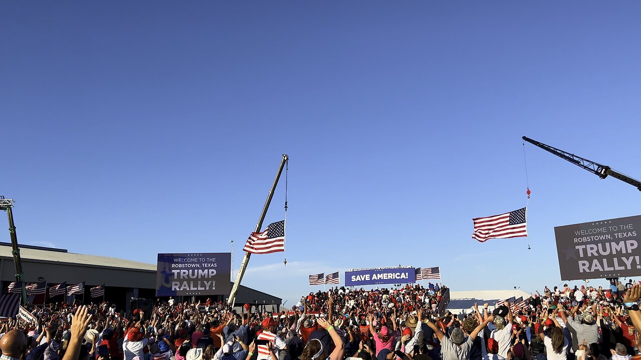 Trump Force 1 Inaugural Debut Robstown, TX