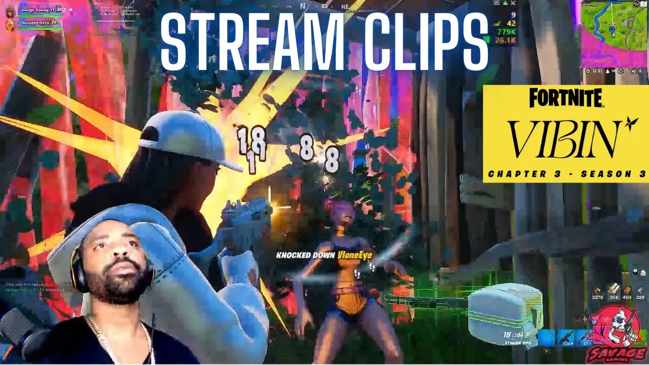 FORTNITE [LIVE] STREAM CLIPS CHAPTER 3 SEASON 3