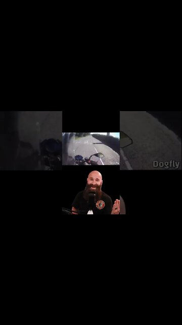 Van Almost Takes Out Motorcycle Rider