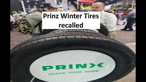 Over half a million tires winter tires recalled cant do their 1 thing