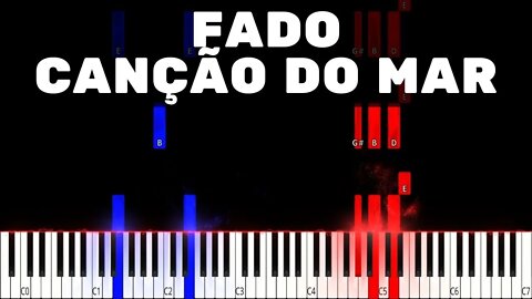 Fado - Canção do Mar - Piano Solo - Tutorial Backing Track