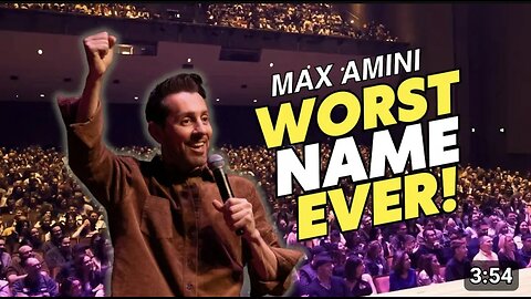 Worst neme ever / max amini / stand Up comedy