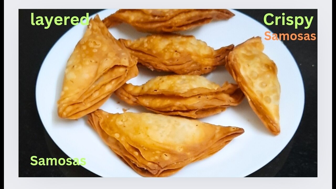 Amritsari Layered Samosa Recipe | परत वाला समोसा बनाने की रेसिपी | Crispy Street Food Chole Samosa🌺