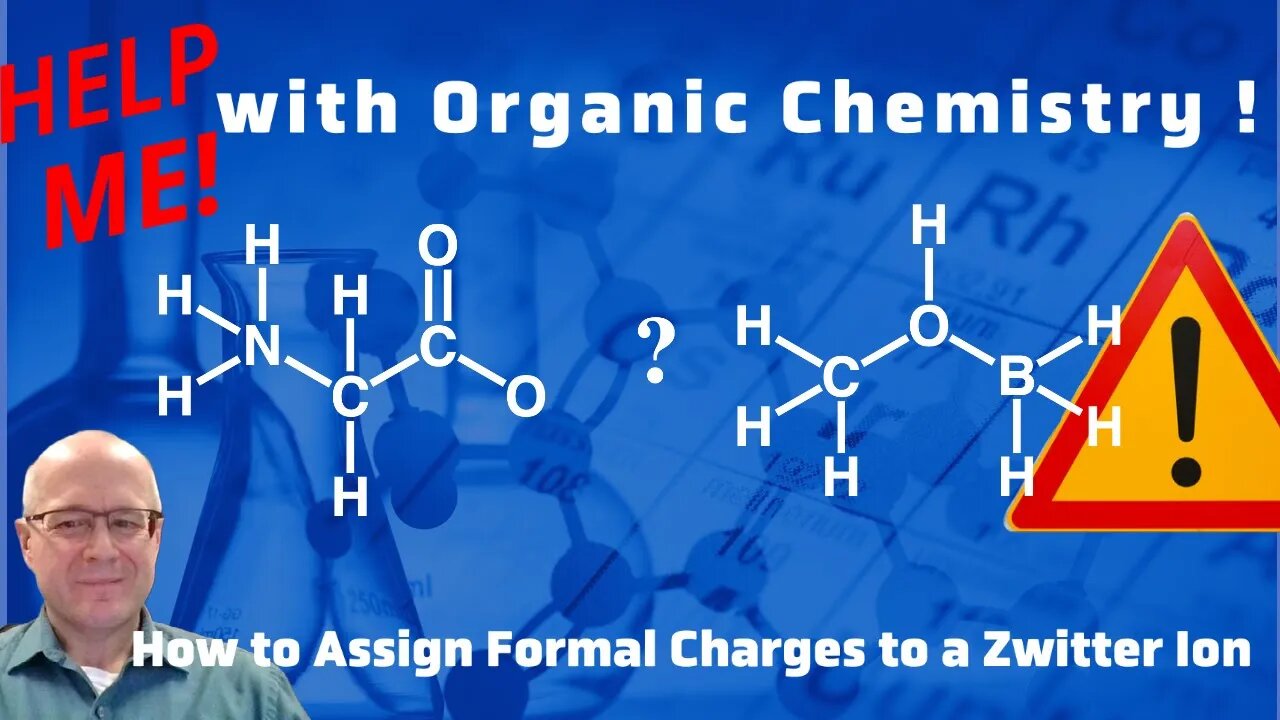 How Do I Assign Formal Charge in Zwitter Ions Help Me With Organic Chemistry!