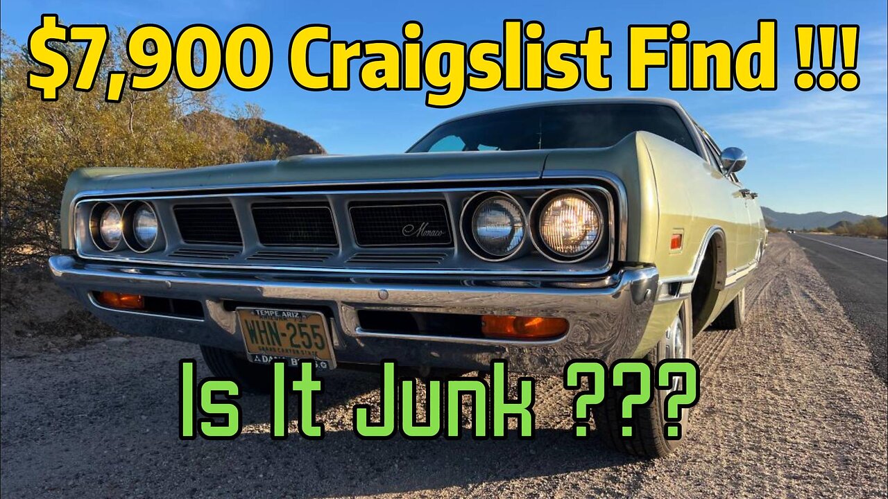 I Bought A $2000 Car Off Craigslist,Is It Junk?!