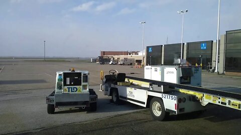 May 8 2020 Ohio Sun and Snow at Akron Canton Airport
