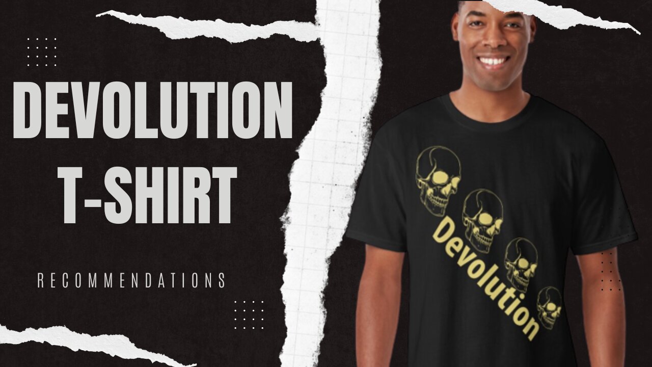 The Devolution Gold Skulls T-SHIRT DESIGN