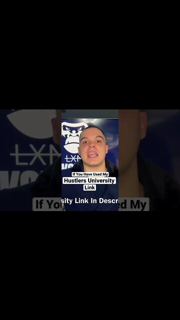 If You Have Joined Hustlers University 2.0 With My Link #shorts