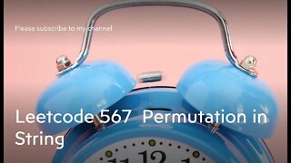 Leetcode 567 Permutation in String