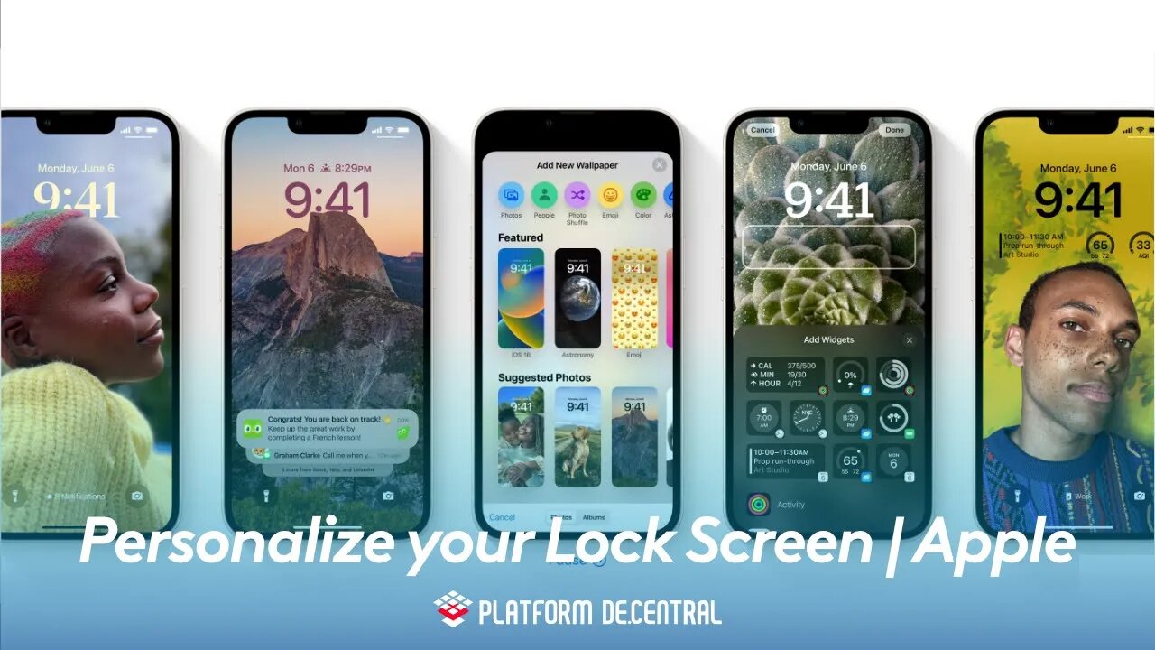 Personalize your Lock Screen | Apple