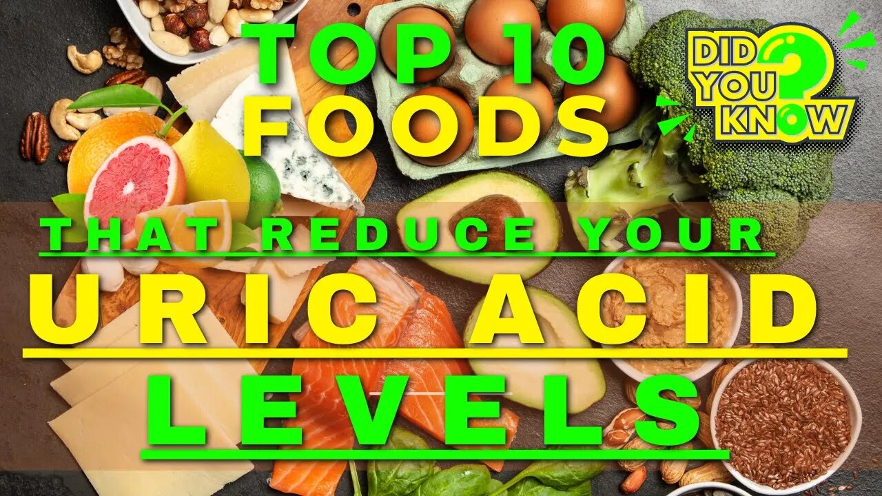 URIC ACID AND TOP 10 FOODS THAT REDUCE YOUR URIC ACID LEVELS