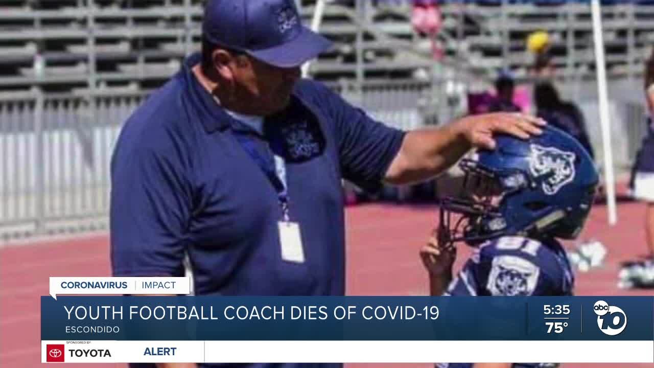 Escondido youth football coach dies of COVID-19