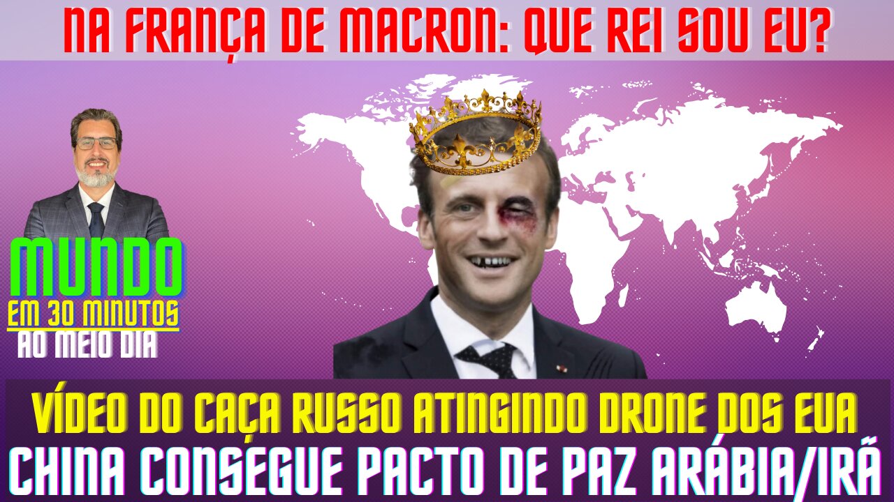 MACRON: REI DA FRANÇA