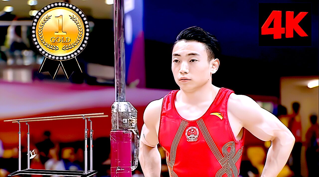 邹敬园 ZOU JINGYUAN🇨🇳🥇Parallel Bars Event Final 2018 Doha Worlds *16.433* (FIG.4K)