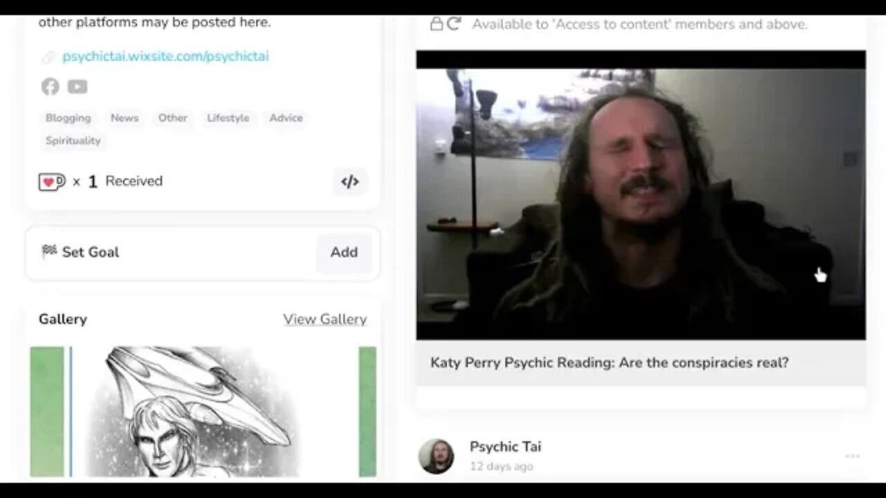 Sensitive Psychic Insights | Ko-Fi alternative payment for patreon