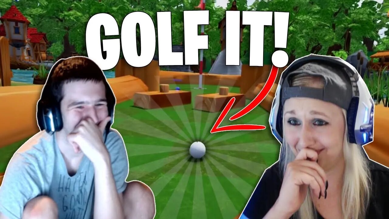 Golf It Gameplay Funny Moments With Howling Alpha!