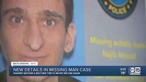 Three weeks and still no sign of missing Scottsdale man Najib Monsif