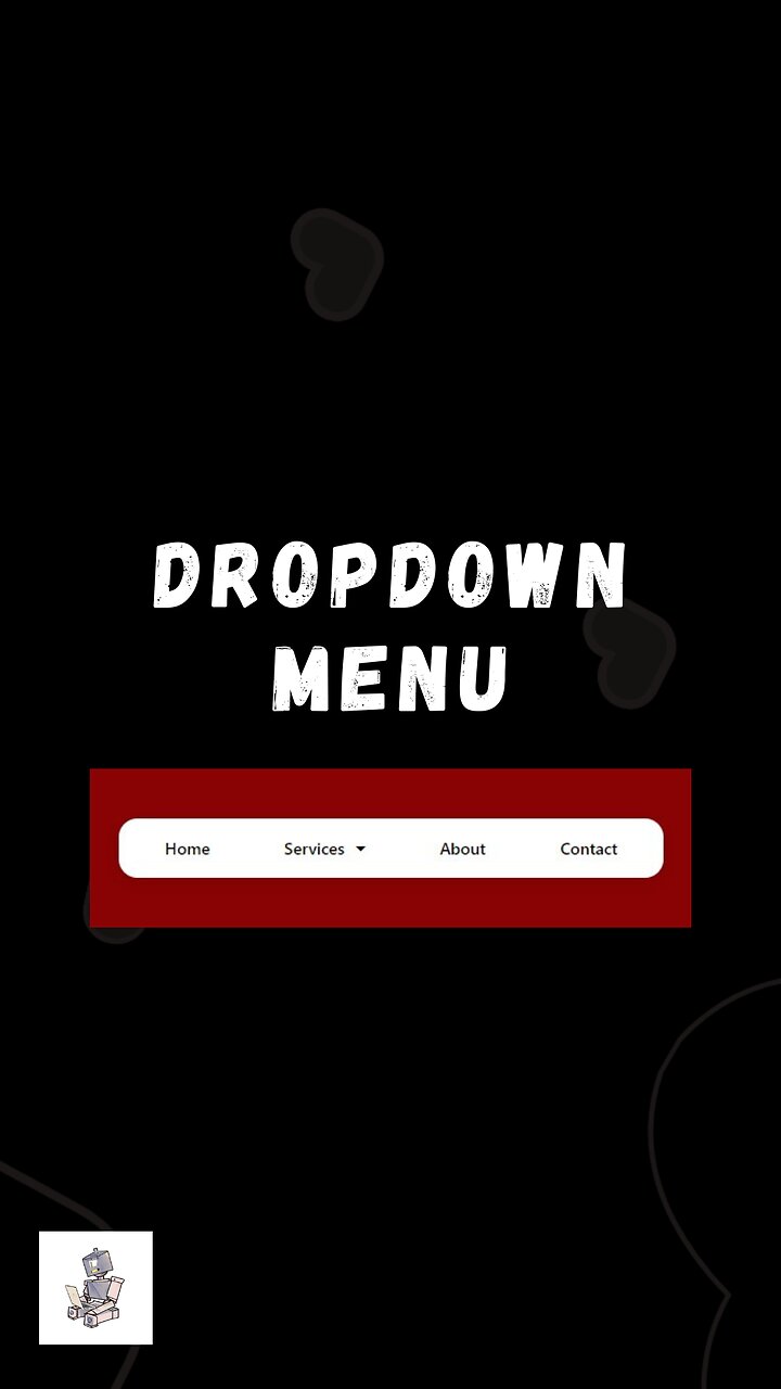 Drop-down Menu using HTML and CSS