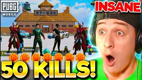 50 KILLS in DRAGON BALL MODE 🔥PUBG MOBILE
