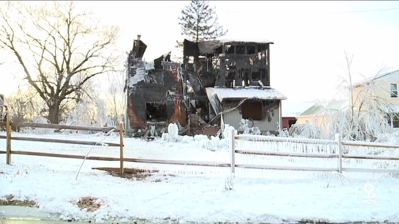 Family loses everything to Christmas Eve house fire