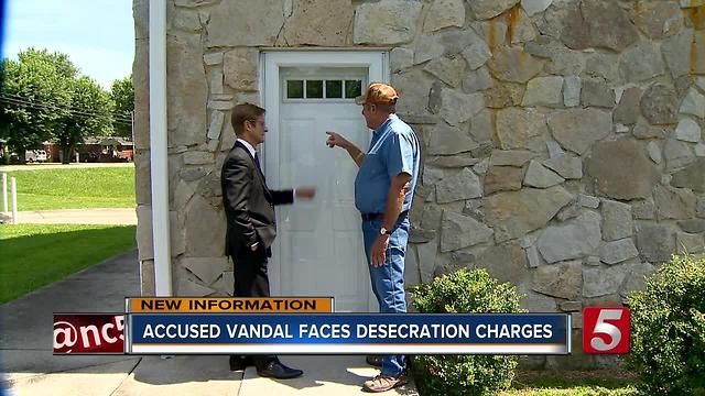 Suspect Charged with Desecration Of Churches