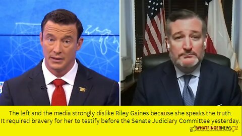 The left and the media strongly dislike Riley Gaines because she speaks the truth.