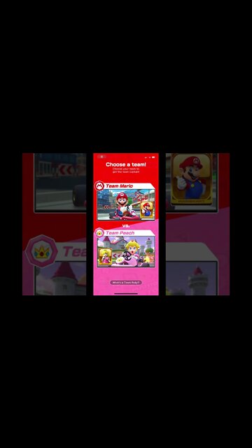 Mario Kart Tour - Choosing Team Mario (Mario vs. Peach Tour)
