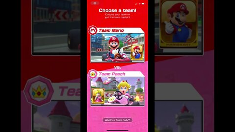 Mario Kart Tour - Choosing Team Mario (Mario vs. Peach Tour)