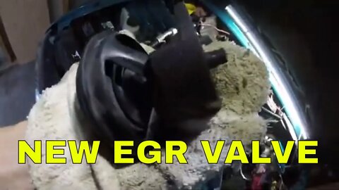 1995 CHEVY S-10 NEW EGR VALVE INSTALL