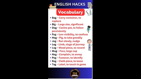 Daily use Important vocabulary words for exam 2024 21 #studyhacks123 #vocabulary #english #shorts