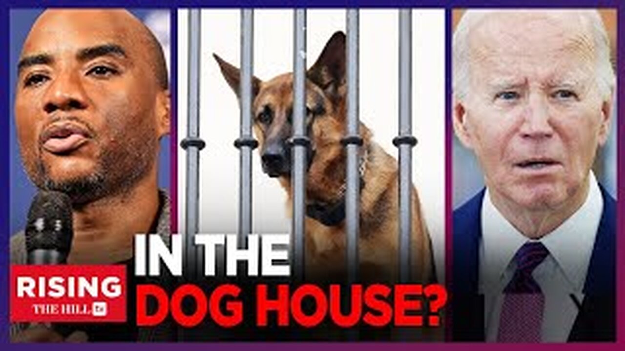 Charlemagne the God's BITING Comments DOG the White House, Commander the Dog BITES Secret Service