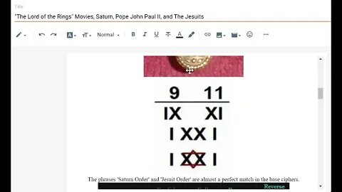 The Lord of the Rings Movies, Saturn, and The Jesuits Part 1 #gematria #truth #numerology #kabbalah