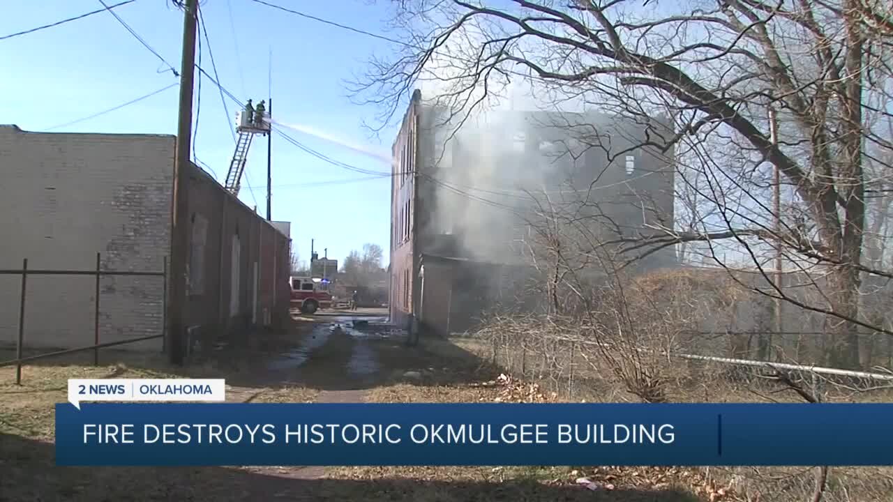 Fire Destroys Historic Okmulgee Building