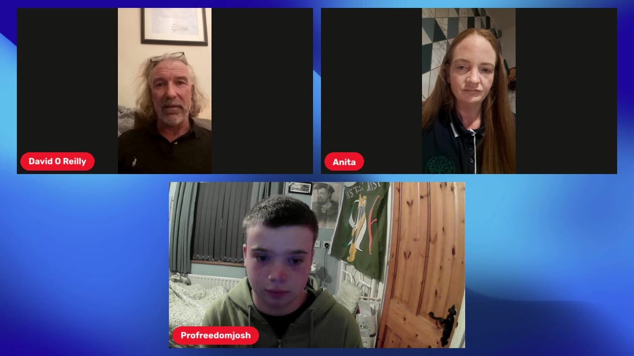 Livestream with David O'Reilly and Anita Ward on why Ireland needs to restore traditional values for younger generations.