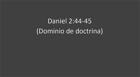 Daniel 2:44-45