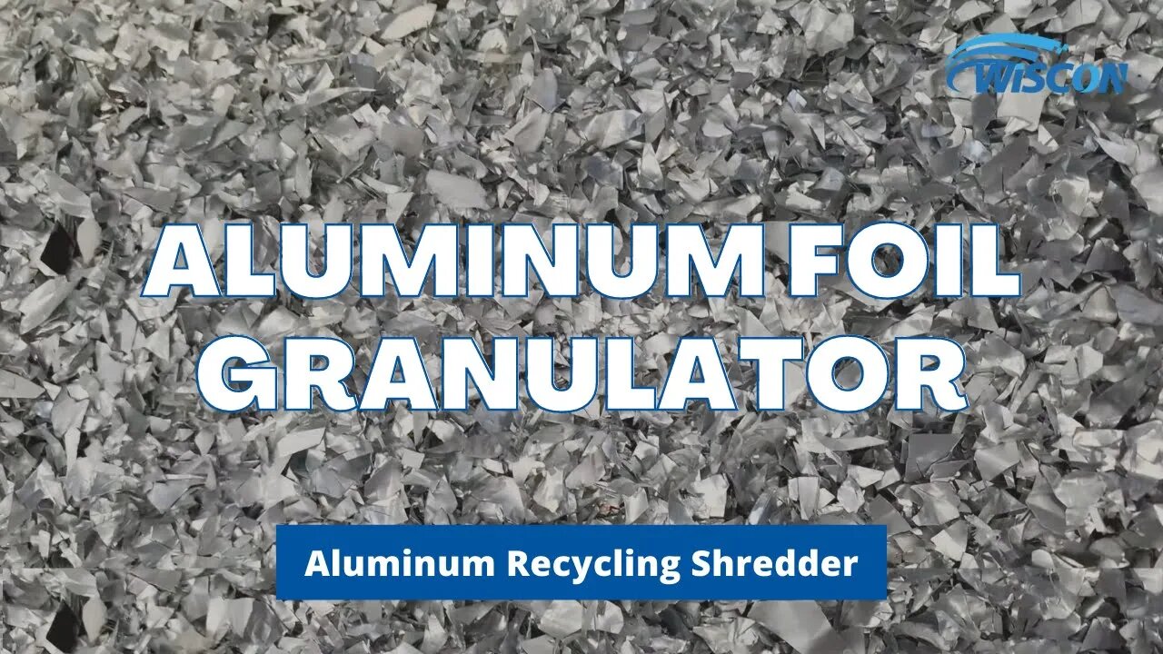 Aluminum Foil Granulator - Aluminum Recycling Shredder