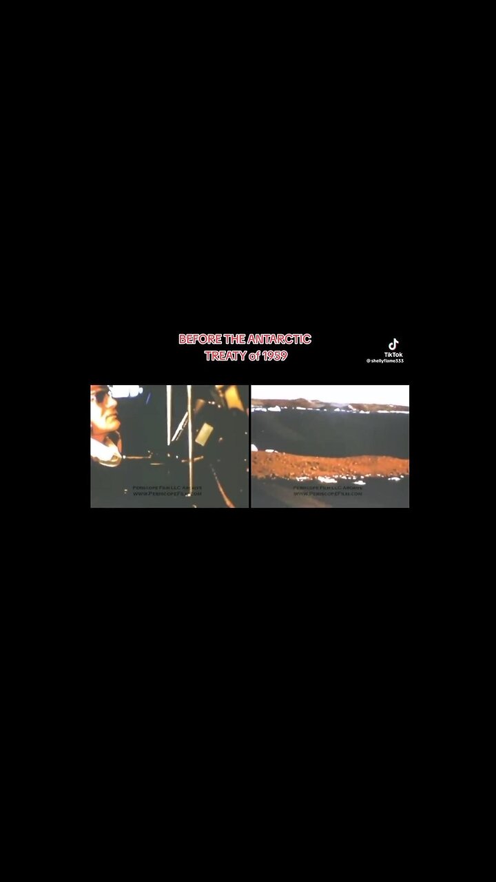 BEFORE 1959 ANTARCTICA TREATY: 300 Sq Miles of Land Without Snow - Lt Cdr Bunger Discovery