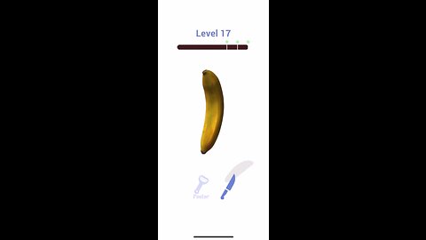 Fruit and vegetables peeling mobile game