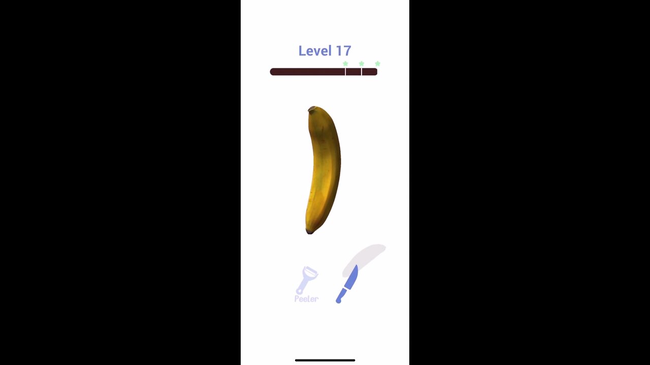Fruit and vegetables peeling mobile game