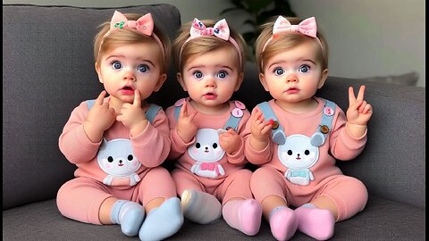 Double Trouble with Adorable Baby Twins! 💖 Watch the Funniest Twin Reactions Ever