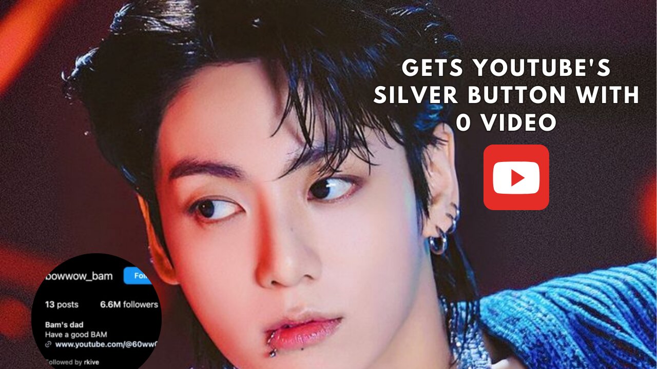 BTS Jungkook Get A YouTube Silver Button Without Uploading Anything