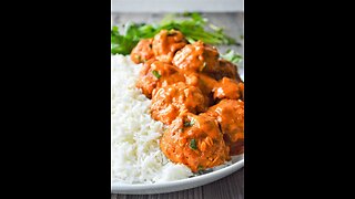 Chicken Meatballs with Tomato Cream Sauce