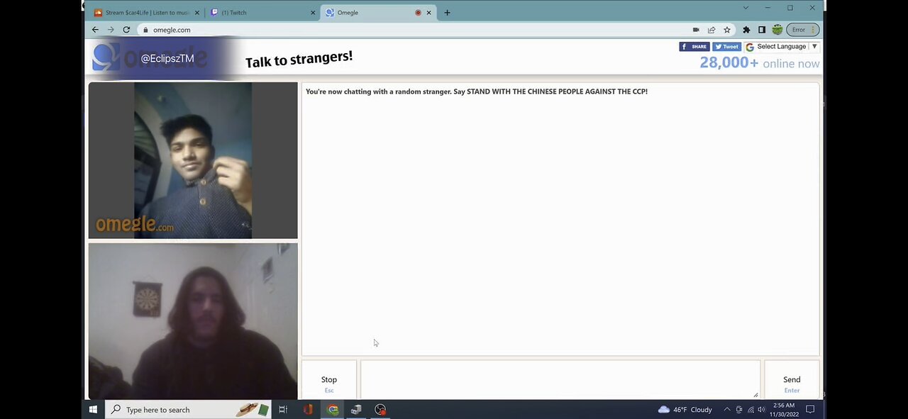 Gabe Joins Omegle