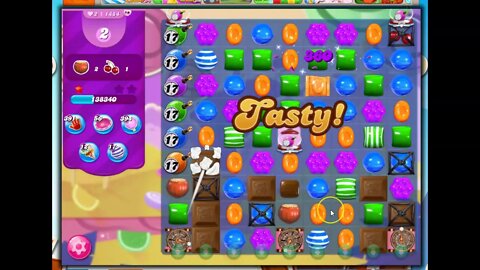 Candy Crush Level 1484 Talkthrough, 12 Moves 0 Boosters