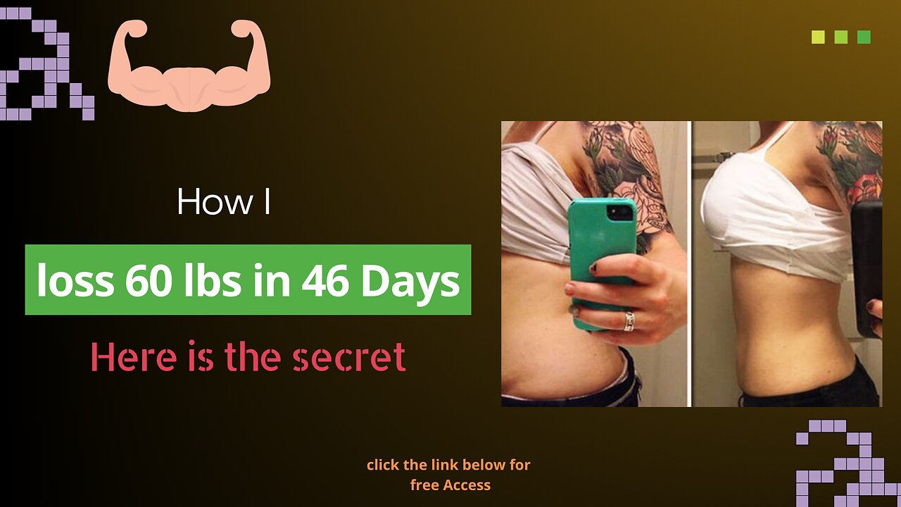 How I Lose 60 lbs in 45 Days Here is the secret