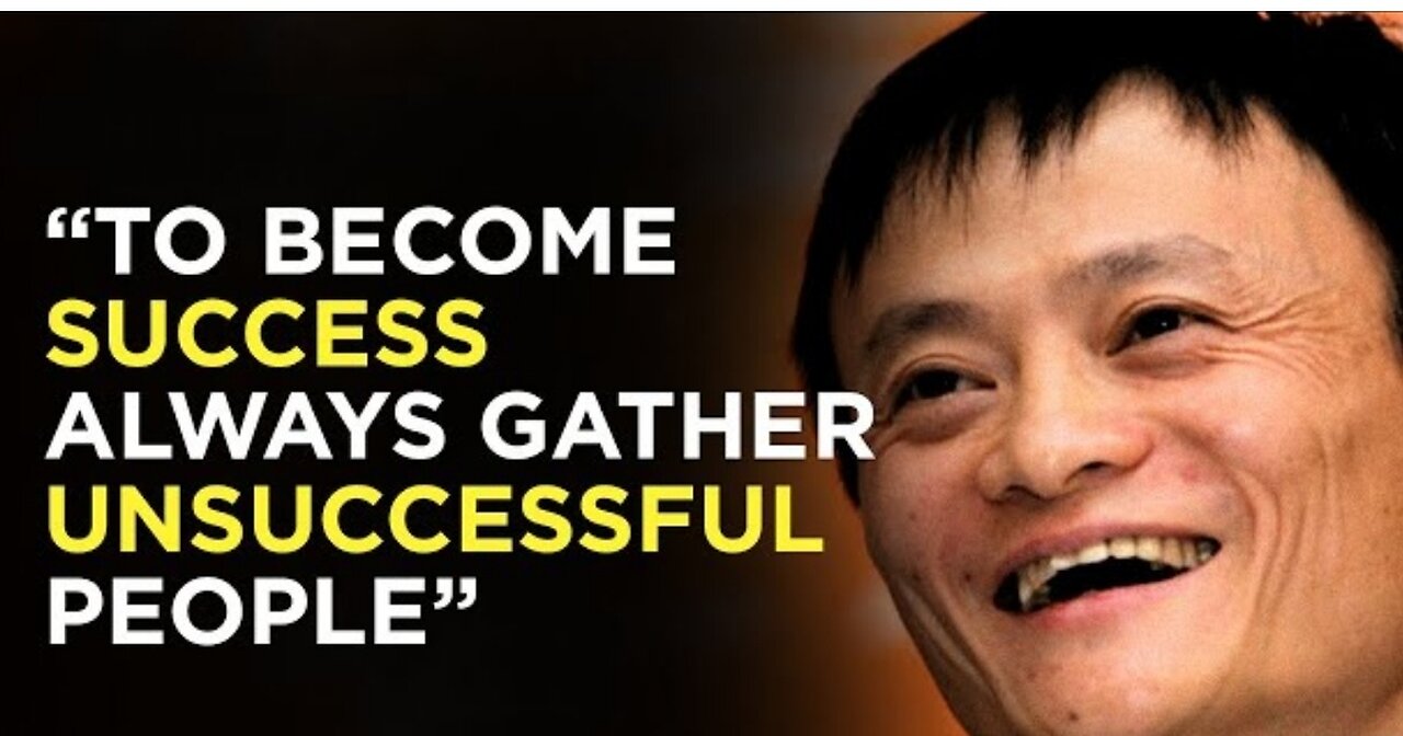 Achieve your dreams with Jack Ma's Motivational speech on Success in Career