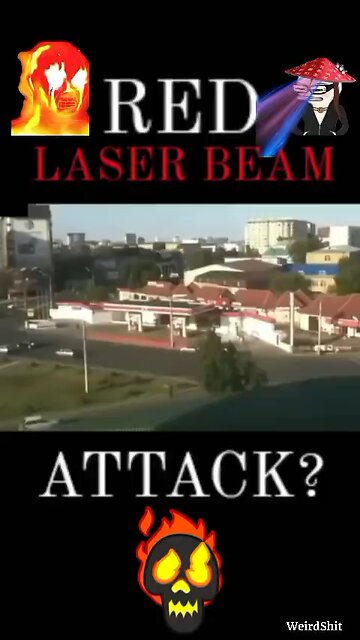 DEW direct energy weapon filmed blowing up a house