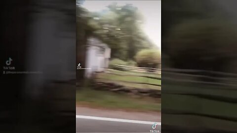 Driving past The Conjuring house.