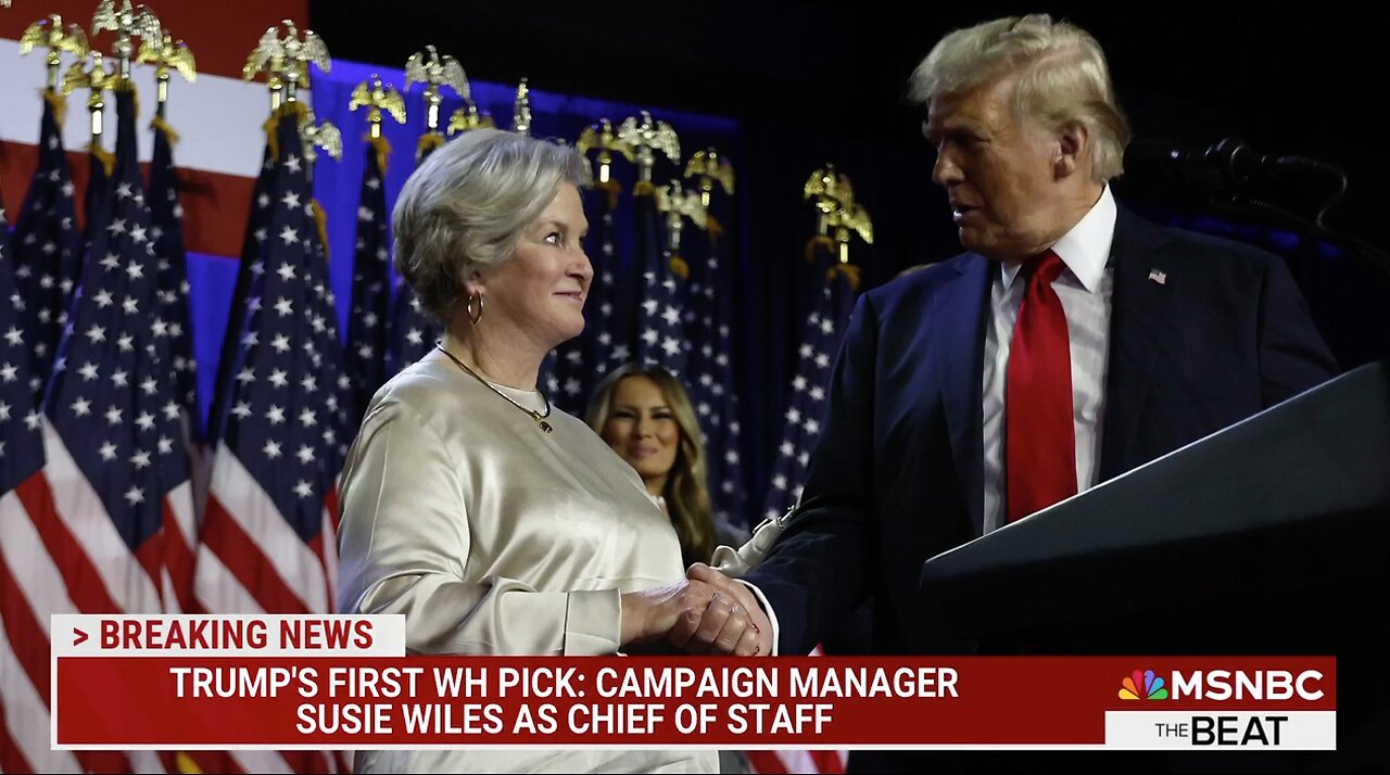 Trump Names Campaign Manager Susie Wiles as White House Chief of Staff